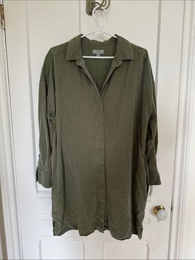 COS Olive Green Women’s  Long-Sleeve Shirt